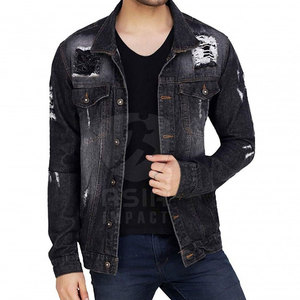 Classic Men Jeans Jacket Casual Outerwear with <b>Button</b> Closure Stylish Streetwear Fashion Winter Jacket - Product Image 2