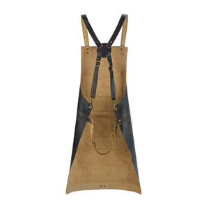 Delantal de cuero vacuno de primera calidad, delantal de soldadura, ropa de seguridad industrial, delantal de soldadura de cuero para adultos, delantal de cuero - Product Image 6