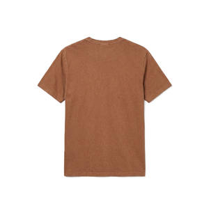 Camiseta de Algodón para Hombre al por Mayor, con Logotipo Personalizado, Cuello Redondo, Estilo Casual Urbano, Transpirable, Teñida, OEM, Marca Privada - Product Image 5