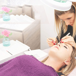 Kit de 5 pinces à épiler pour extensions de cils en acier inoxydable - Product Image 5