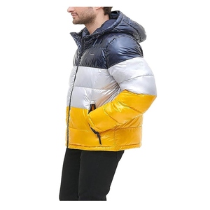Custom Fashion Style Men's <b>Warm</b> <b>Waterproof</b> Hooded Puffer Jacket Wholesale Winter Streetwear Quilted Down Jacket - Product Image 6