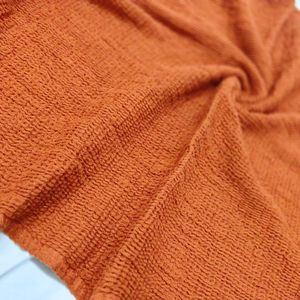 Serviette de bain en coton gaufré terracotta, légère, séchage rapide, qualité supérieure - Product Image 3