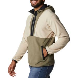 เสื้อมีฮู้ดผ้าฟลีซหลายสีแนวสตรีทฮิปฮอปแบบซิปครึ่งตัว - Product Image 1