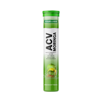 Fournisseur d'usine direct soutien immunitaire suppléments à base de plantes effervescents digestif vinaigre de cidre de pomme moringa vitamines minéraux