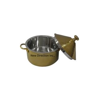 Marmite de service alimentaire à double paroi isolée, courbée à la main, en acier inoxydable, vente à chaud - Product Image 3