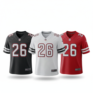 Maillot de football américain personnalisé en gros |   Uniforme de style NFL en maille polyester respirante - Product Image 1