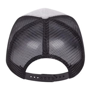 Wholesale Custom Logo High Quality Panel Cotton <b>Plain</b> Mesh Flat Brim Trucker Hat Blank Snapback Trucker Hat MADE BY BS - Product Image 5