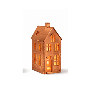 เชิงเทียนโลหะสังกะสีแบบชนบทสำหรับวางบนโต๊ะสไตล์วินเทจ - Product Image 2