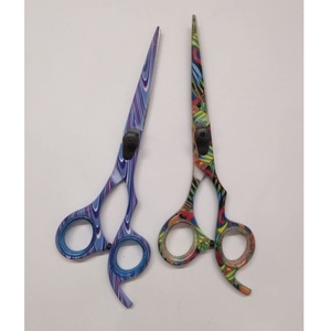 Professional Premium 6-Inch Japan 440c Hair Cutting Scissors Thinning Scissors Set Barber <b>Shears</b> for Hairdressing Salon - Product Image 4