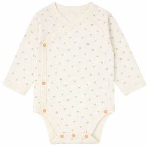 JALBEBE Mono de bebé ecológico lavable de manga larga con cierre de botones frontal abierto, tejido de algodón y elastano, venta al por mayor - Product Image 3