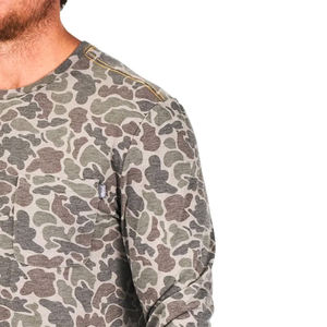 Camisa de Pesca de Manga Larga para Hombre, Camuflaje, Protección Solar UPF 50, Anti-UV, 100% Poliéster, Estilo Pullover - Product Image 2