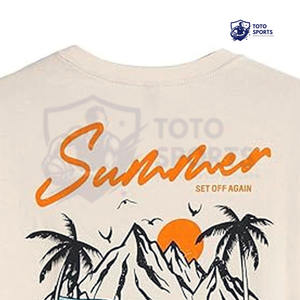 Camiseta de Hombre con Cuello Redondo, Ligera, Cómoda, Precio Razonable, Transpirable, de Alta Calidad, Nuevo Estilo, Logotipo Personalizado, Tela Suave, Estampada - Product Image 2