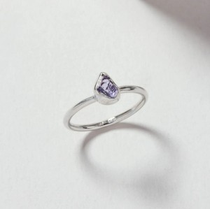 Silver Plated Raw Tanzanite Gemstone <b>Ring</b> Jewelry - Birthstone Handmade <b>Rings</b> - Stackable Wholesale <b>Ring</b> - Product Image 1