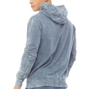 Sudadera con Capucha Azul Claro para Hombre, Manga Larga, Capucha con Cordón, Bolsillo Canguro, Sudadera Deportiva Informal para Uso Diario - Product Image 6