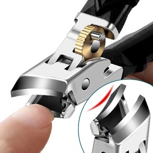 กรรไกรตัดเล็บสแตนเลสป้องกันการกระเด็น โค้งคมสำหรับเล็บหนา คีมตัดเล็บเฉียง กรรไกรตัดเล็บเท้าและเล็บมือ - Product Image 3