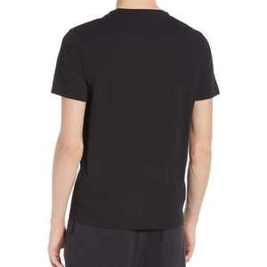 Custom Logo Men's 100% Cotton Blank Casual Breathable Solid Color Simple T Shirt Plain Short <b>Sleeve</b> - Product Image 3