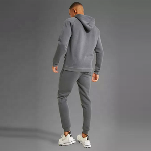 Latest Designs <b>Men</b> Hooded Casual <b>Pullover</b> Tracksuit Solid Reversible Custom Logo/Color 100% Cotton Breathable Comfortable High - Product Image 2