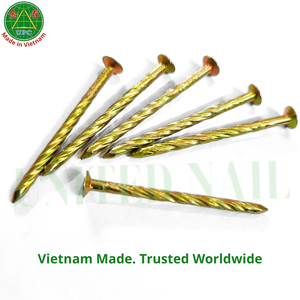 Clavos de Acero Amarillos de 2.06x35mm para Construcción con Cabeza de Tornillo, Provenientes de Vietnam |   Clavos sueltos con revestimiento amarillo - Product Image 3