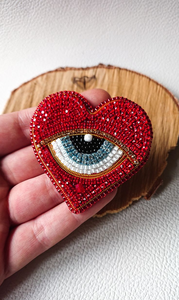 Broche Chic Faite Main Broderie Artisanale Bijou Épingle Scintillante Perlée pour Femme Moderne Décoration de Vêtements Tendance - Product Image 4