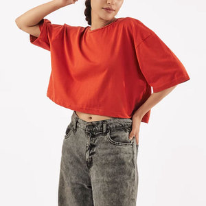 100% Breathable Summer Wear Women <b>Crop</b> <b>Top</b> Shirts Latest Style Custom Logo Women <b>Crop</b> <b>Top</b> Shirts - Product Image 3