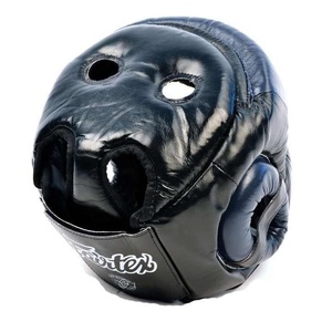 หน้ากากป้องกันศีรษะ Fairtex หนังแท้สำหรับผู้ใหญ่ รุ่นขายดี ดีไซน์ล่าสุด สำหรับชกมวยและต่อสู้ รุ่น RL-HG-81 - Product Image 4