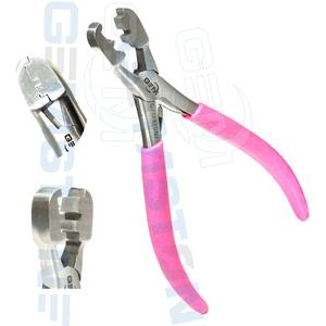 Outil de pose d'extensions de cheveux en acier inoxydable Fusion Bond réutilisable avec logo personnalisé, extensions de cheveux en kératine, pinces à double pointe pré-collées - Product Image 5