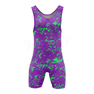Ropa de Lucha Libre Personalizada con Logotipo OEM para Jóvenes, Pantalones Ajustados de Gimnasio, Singlet de Lucha Libre para Hombre - Product Image 4