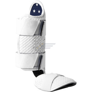 Protections de tibia de baseball de qualité professionnelle, rembourrées et souples, pour adultes, style sportif, toutes saisons, en PU, OEM ODM - Product Image 4