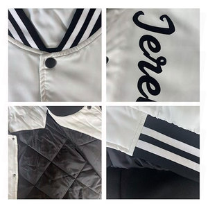 เสื้อแจ็คเก็ต Letterman แบบกำหนดเองสำหรับผู้ใหญ่และเด็ก เสื้อแจ็คเก็ต Varsity พรีเมียมแบบสั่งทำพิเศษ พร้อมปักชื่อ หมายเลข และโลโก้ตามสั่ง - Product Image 3