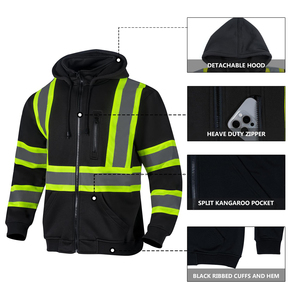 Security Guard Uniform Equipment Wool Twill Fabric All Seasons Unisex Workwear <b>Sweater</b> <b>Set</b> Needle Detection Seamless Fusing - Product Image 2