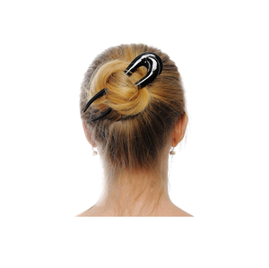 Épingle à cheveux en corne de buffle, accessoire de coiffure lisse et poli pour une utilisation quotidienne sûre et élégante - Product Image 1