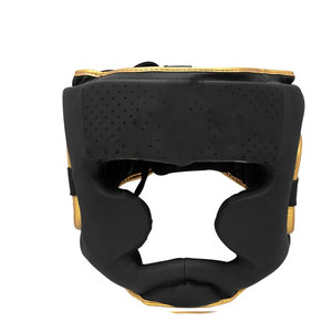 Protector de Cabeza de Boxeo MMA Unisex de Piel de Vacuno Transpirable de Primera Calidad, Protección Profesional, Marca Internacional Dumela, Cierre de Gancho y Bucle - Product Image 2
