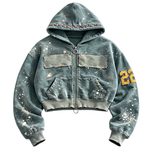 Fábrica de sudaderas con capucha de algodón cepillado que ofrece sudaderas personalizadas con rendimiento de tela superior y artesanía profesional. - Product Image 2