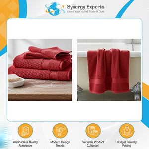 Top Supplier & Exporter Selling Superior Quality Quick Dry Polycotton Wash Finish Bath Towels at Wholesale Market Price - Product Image 4