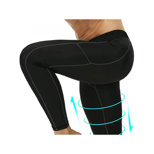 Leggings de compression pour hommes de haute qualité en gros, meilleure vente, prix bas, vêtements de compression pour hommes - Product Image 5