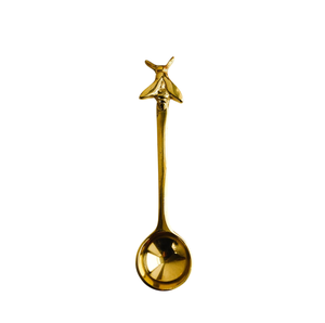 Cuchara de Comedor de Latón con Diseño Único y Asa Grabada Dorada para Bodas, Hogar y Hoteles, Apta para Lavavajillas, Hecha a Mano - Product Image 6