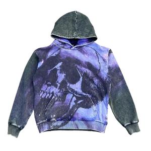 เสื้อฮู้ดผ้าฝ้าย100% สำหรับผู้ชายเสื้อสเวตเตอร์ผ้าย้อมสีเรียบพิมพ์ลายออกแบบได้ตามต้องการสำหรับฤดูใบไม้ร่วง - Product Image 2