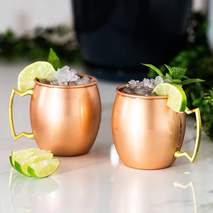 Premium Pure Copper Coffee Mug Polished Drinking Mug Traditional Copper Drinkware Handmade by Madiha Art and Crafts - Product Image 1