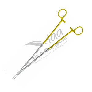 Portaagujas, Tijeras con Punta Recta Dentada, Hechas a Mano, de Acero Inoxidable, Instrumento Quirúrgico Manual de Alta Calidad - Product Image 6