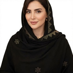 New Winter Double-Sided Viscose Pashmina Shawl Long Geometric Thick <b>Black</b> Scarf Versatile Durable Womens <b>Wrap</b> for Daily - Product Image 1