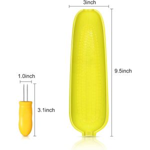 Set di 24 Spiedini in Acciaio Inossidabile a Doppia Punta per Barbecue, Accessori per Esterni, Supporti e Vassoi per Pannocchie di Mais - Product Image 4