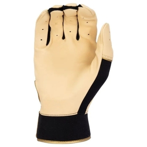 LIRODE Gants de frappeur de baseball personnalisables en cuir véritable à manchette longue avec support de poignet, ambidextres, taille M pour adultes unisexes - Product Image 3