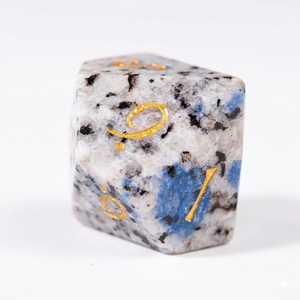 ลูกเต๋าหินคุณภาพสูง K2 แจสเปอร์ คริสตัลธรรมชาติ หินบำบัดเรกิ ลูกเต๋าหินแกะสลักแบบกำหนดเอง ชุดลูกเต๋าคริสตัลไวกิ้ง - Product Image 3