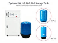 Purificateur d'eau RO de qualité commerciale à 5 étapes avec auto-nettoyage et surveillance TDS, idéal pour les systèmes d'eau municipaux, scolaires et domestiques