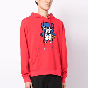 Sweat à capuche épais en molleton pour homme, mélange polyester/coton écologique, impression numérique 3D, couleurs et logo personnalisés pour l'hiver - Product Image 3