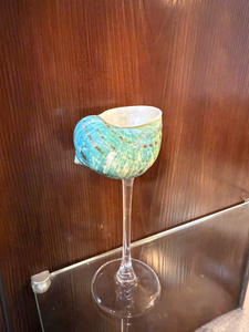 Copa de Cóctel Ecológica de Concha Marina Vietnamita, Copa de Champán para Bodas en la Playa, Fiestas Temáticas del Océano, Graduación, Año Nuevo - Product Image 4