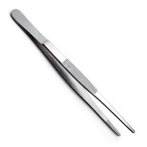 Pince à tissus de précision de 6 pouces, pointe dentelée de 2 cm, en acier inoxydable, qualité supérieure, pour pansements médicaux et chirurgicaux - Product Image 2