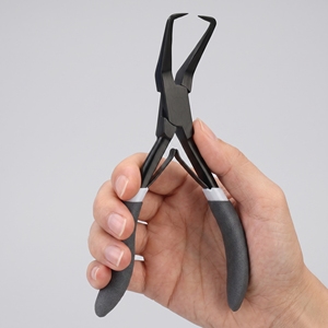 Pince de retrait d'extensions capillaires en acier inoxydable, outil de dépose de micro-anneaux pour extensions de cheveux - Product Image 2