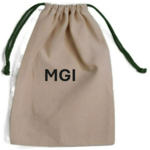 Custom Recycled 100% Organic Cotton <b>Drawstring</b> <b>Bag</b> Eco-Friendly Canvas Shopping Gift Features Custom Designed Logo Print - Product Image 2