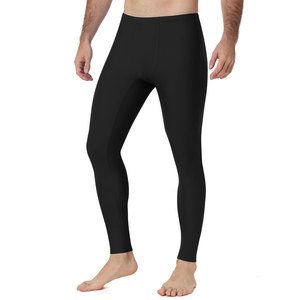 Leggings de compression pour hommes, vêtements de sport, service OEM, respirants, ultra fins, légers, antibactériens, taille élastique - Product Image 1
